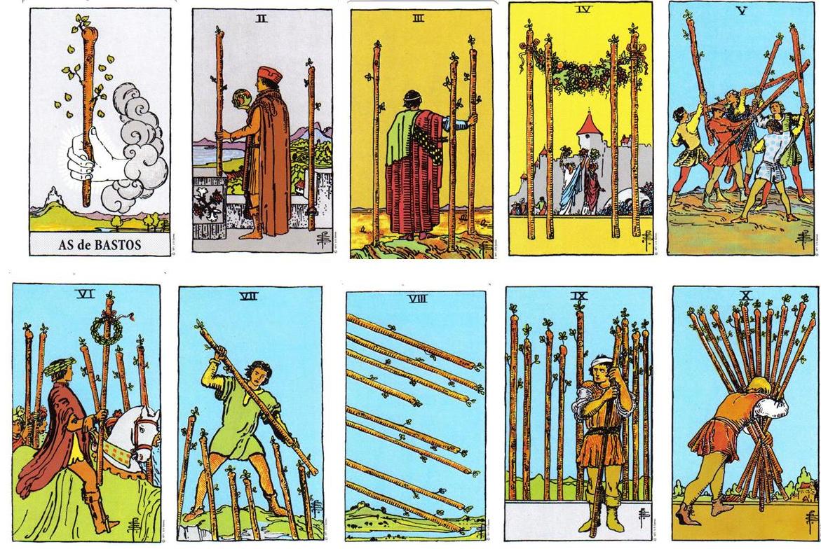 El Tarot, El Siete de Bastos