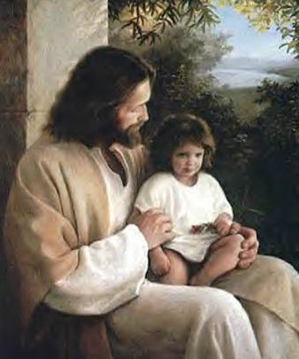 El Maestro Jesus con un niño