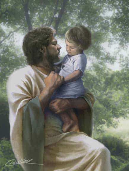Jesus y un niño