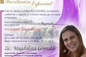 Magdalena Grimaldi – Coach de vida, superación y espiritualidad- Actividades en Venezuela