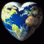 Tierra con forma de corazon