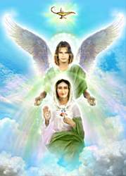 Arcangel Rafael y Madre Maria