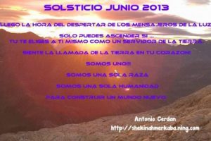 Solsticio de Junio al solsticio de diciembre 2013, por Antonio Cerdan