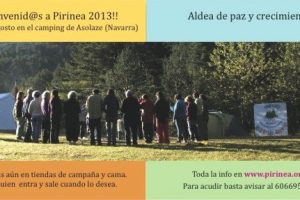 Pirinea 2013 del 1 al 21 de Agosto en el camping Asolaze (Navarra, España)