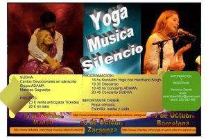 Gira Española de Sudha 2013  “Yoga & Música & Silencio”
