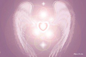 tu espiritu - ángel en forma de corazón