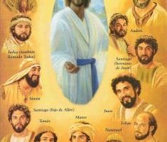 Cuales son los nombres de los discípulos o apóstoles de Jesucristo piedras fundamentales de su Iglesia