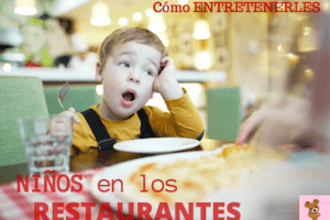 Cinco ideas para entretener a los niños en un restaurante sin usar la tecnología