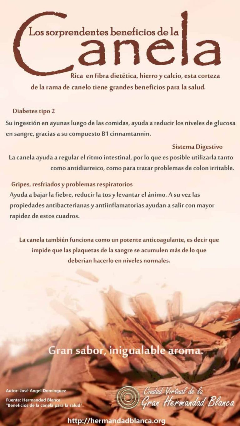Infografía de Luz: Los sorprendentes beneficios de la canela.