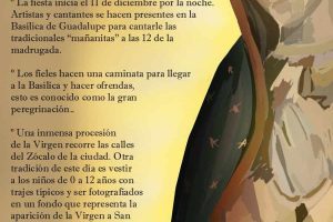Infografía: 12 de Diciembre Día de la Virgen de Guadalupe.