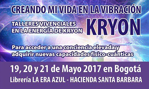 20170420 jorge id124862 serevolutivo banner colombia - Talleres vibracionales en la energía Kryon para la transformación amorosa y consciente. 19, 20 y 21 de Mayo 2017 en Bogota - hermandadblanca.org