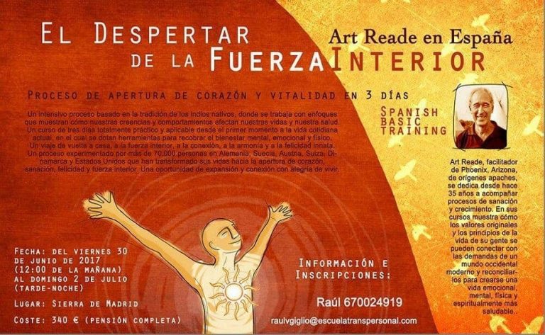 20170619 jorge id128034 art reade despertar fuerza interior - ¡Ultimas plazas!, "El despertar de la Fuerza Interior" Art Reade en España. Del 30 de Junio al 2 de Julio 2017 - hermandadblanca.org