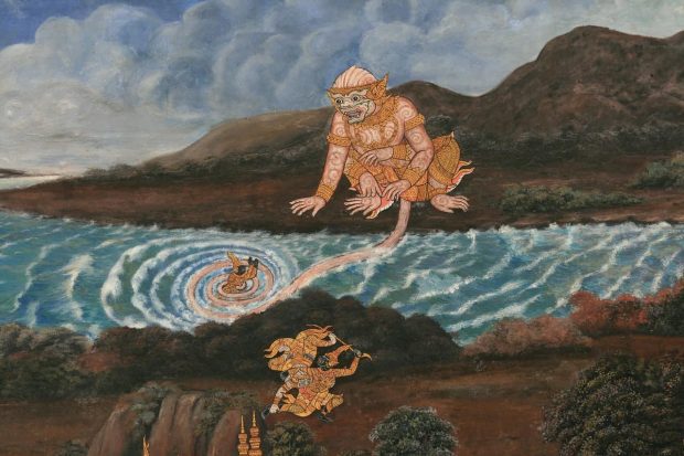 pinturadehanuman ¿quien es el dios hanuman? ID154913 - hermandadblanca.org