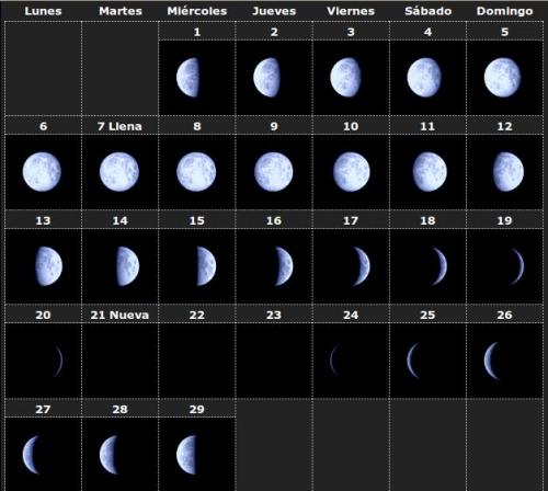 5 fases lunares: energía en cambio constante. ID157993 - hermandadblanca.org