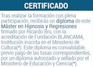 certificado formacion hipnologos certificados especialidad hipnosis regresiva rica ID157479 - hermandadblanca.org