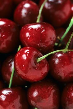 bing cherries ripe red fruit jesús sananda: te ofrezco mi corazón ID160173 - hermandadblanca.org