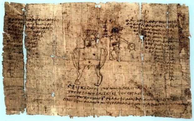 Papiro magico griego amuletos del mundo antiguo: mesopotamia, egipto y mediterráneo grecor ID163363 - hermandadblanca.org