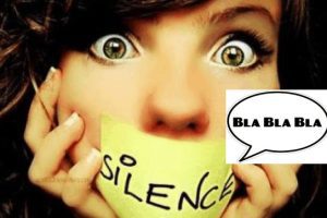 Bla, bla, bla o silencio