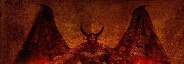 Satanás en el fondo de los nueve círculos del infierno
