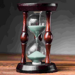 reloj de arena - El presente es el único tiempo que existe