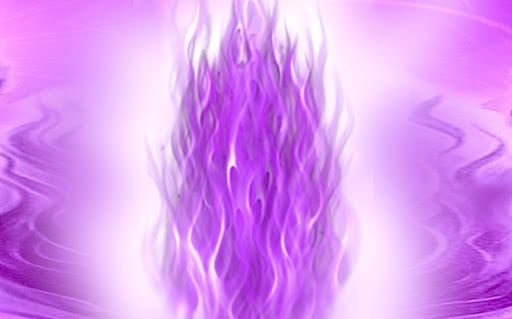 llama sagrada violeta