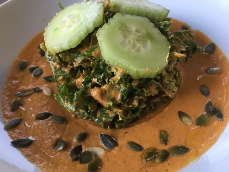 CRUDI-KALE CON SALSA