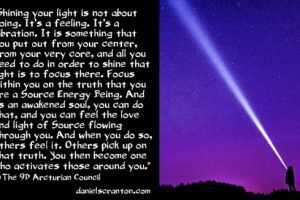 Haz brillar tu luz y activa a todos |  El Consejo Arcturiano 9D a través de Daniel Scranton