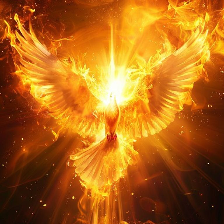 Espíritu Santo con fuego divino