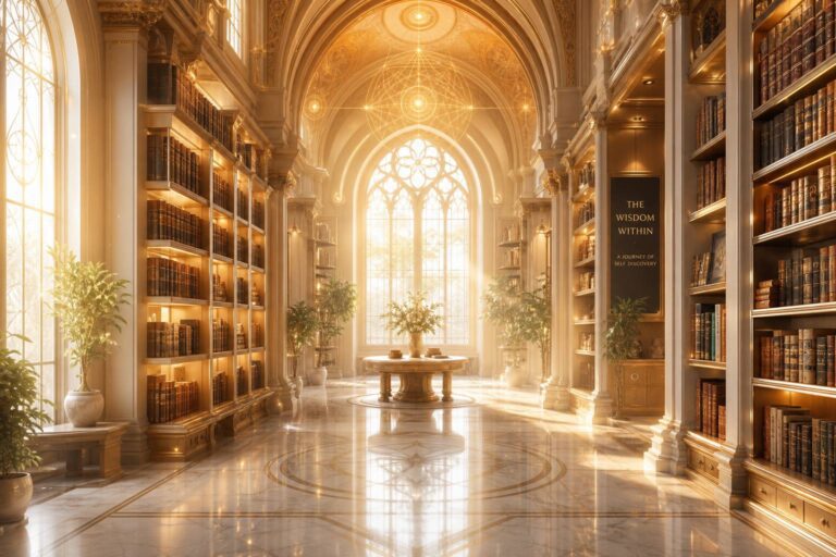 biblioteca hub interior