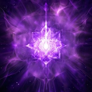 Llama violeta espiritual energía divina Saint Germain