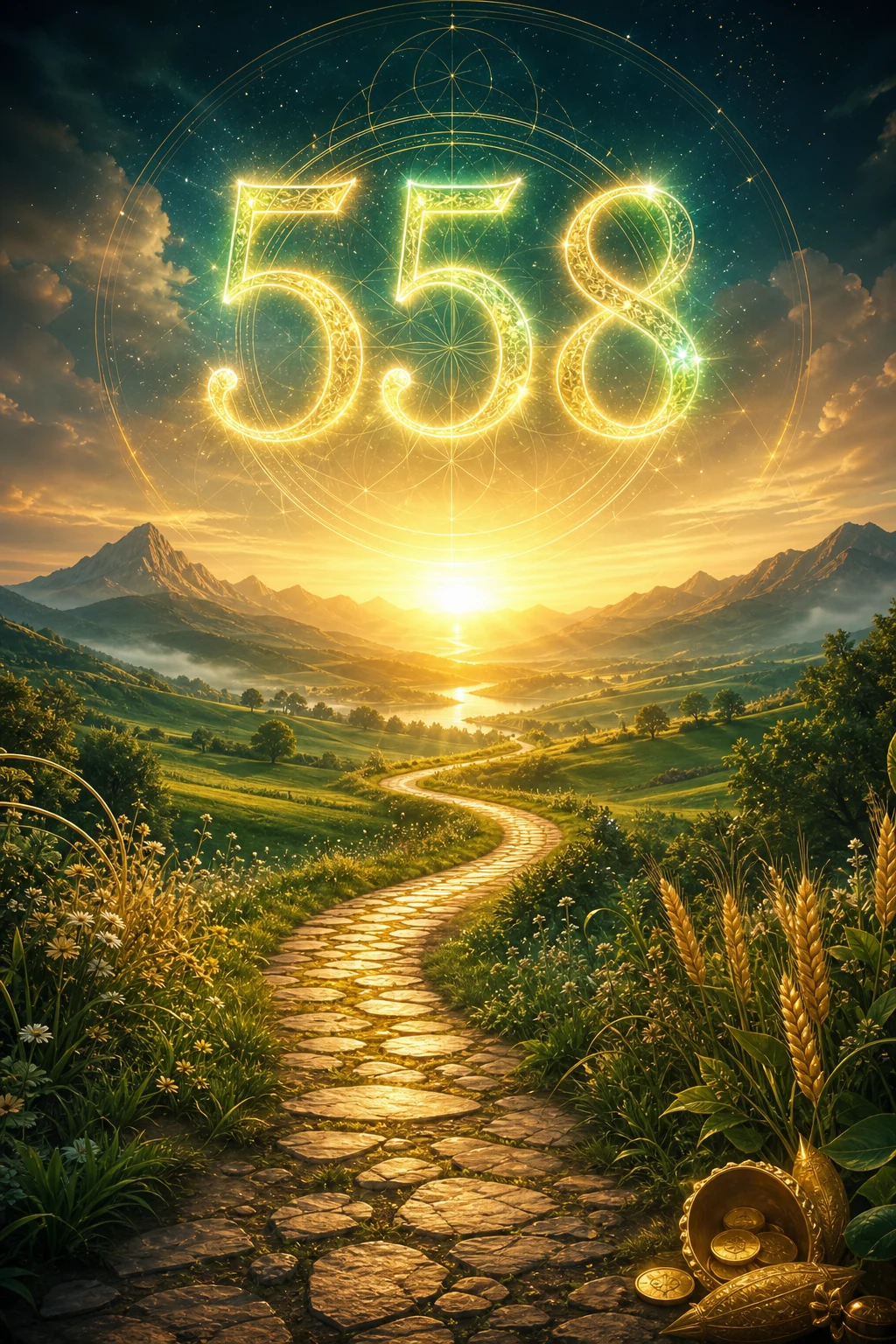 558 significado espiritual como transformación, abundancia y camino nuevo