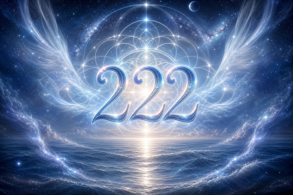 Número angelical 222 confianza fe equilibrio armonía