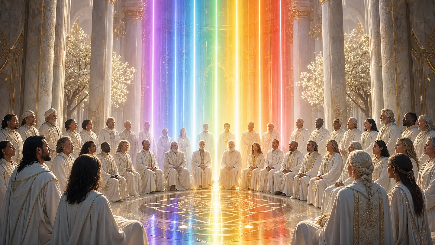 Los Maestros Ascendidos y los siete rayos como eje de sabiduría espiritual