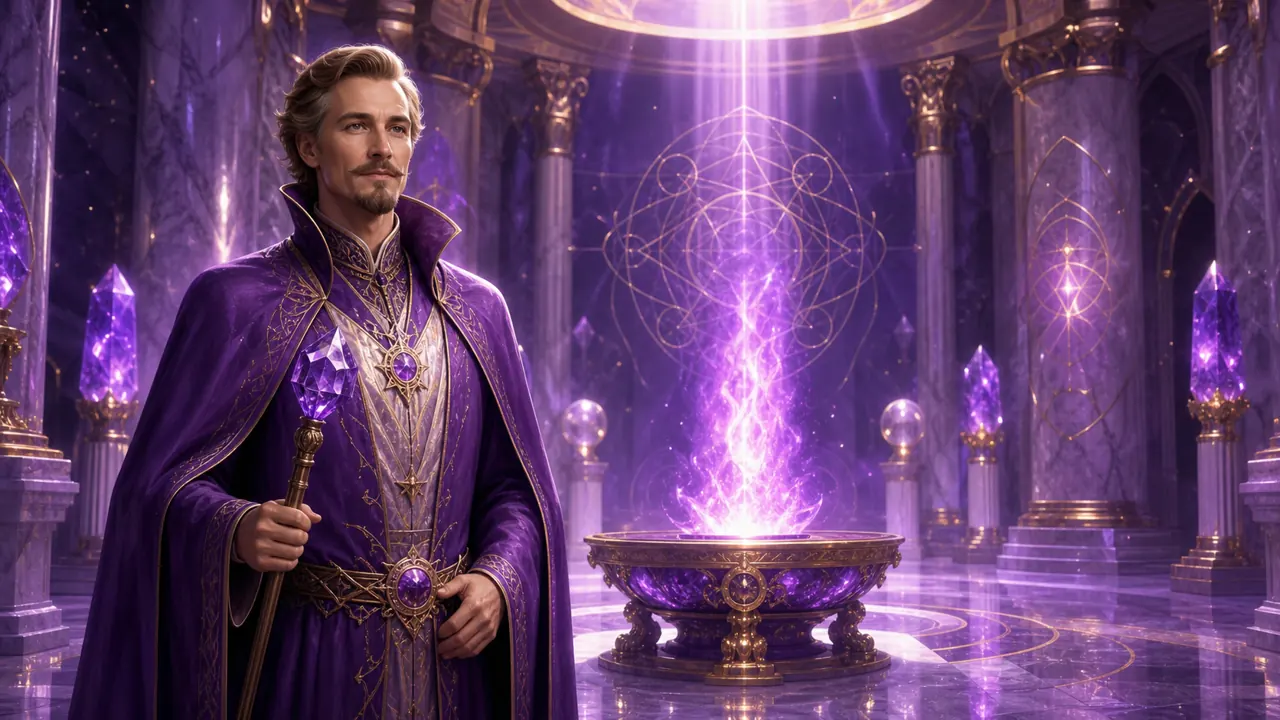 Saint Germain y la Llama Violeta de transmutación