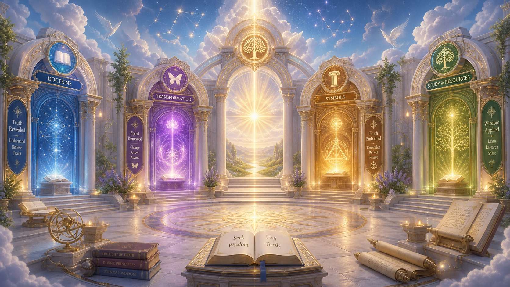 Puertas de entrada a los caminos espirituales dentro de Hermandad Blanca de Luz