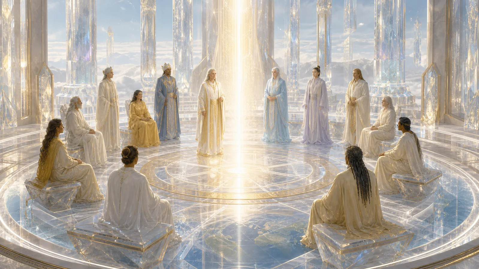 Kumaras y Budas de Actividad asociados al centro espiritual de Shamballa