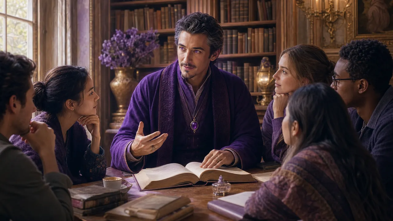 Saint Germain guía un grupo de estudio sobre libertad y discernimiento
